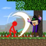 Stickman vs Craftman v4.4.14 MOD APK (Unlocked Skin, Upgrade Free)
