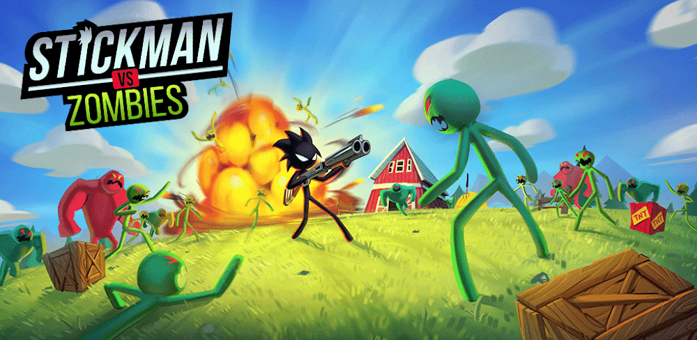 Stickman vs Zombies v1.5.85 MOD APK (Unlimited Coins/Grenade)