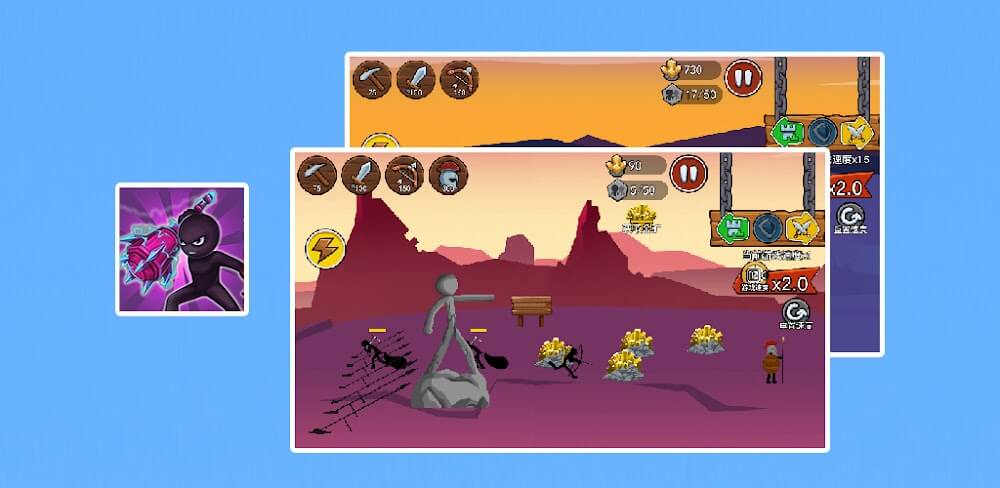 Stickman War – Battle Game v1.0.0 MOD APK (Unlimited Gems)