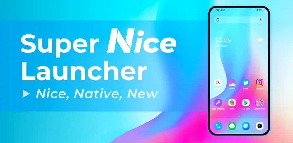 Super Nice Launcher v5.6 MOD APK (Premium Unlocked)