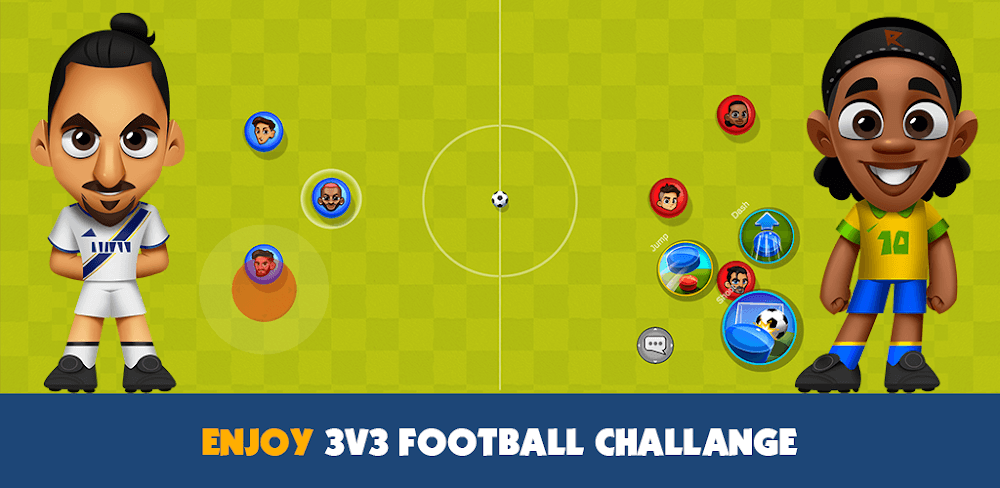 Super Soccer 3V3 v2.19 MOD APK (Always Winner, Full Energy, No-Ads)