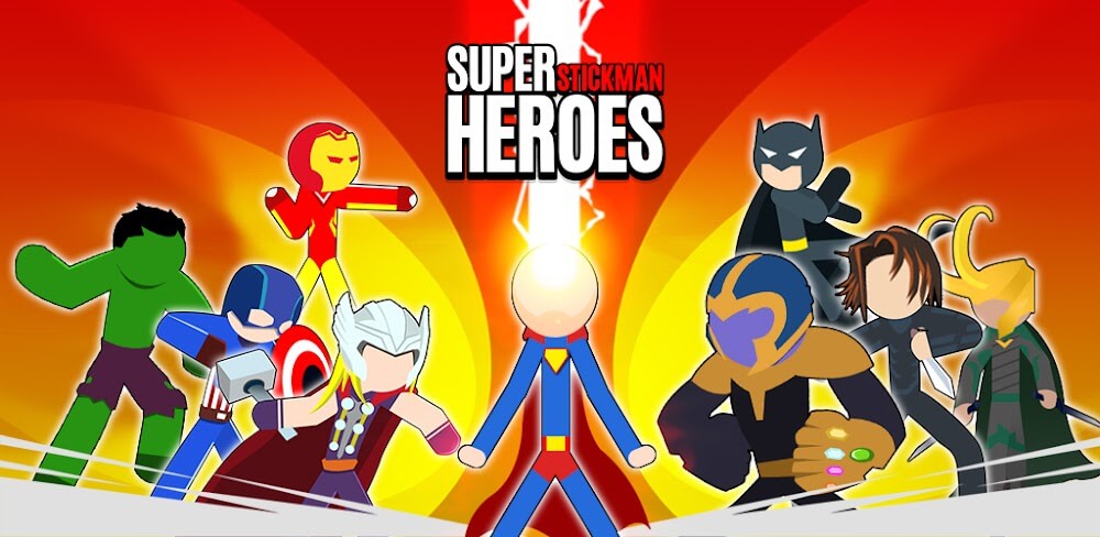 Super Stickman Heroes Fight v4.0 MOD APK (Unlimited Money, Unlocked Heroes/VIP)