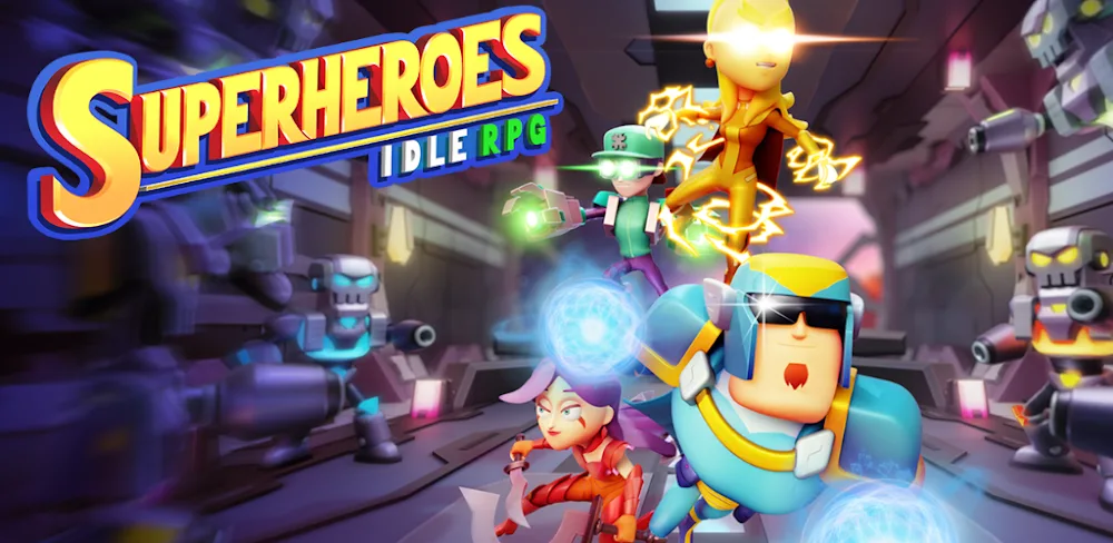 Superheroes Idle RPG League v1.0.4 MOD APK (God Mode, High Damage)