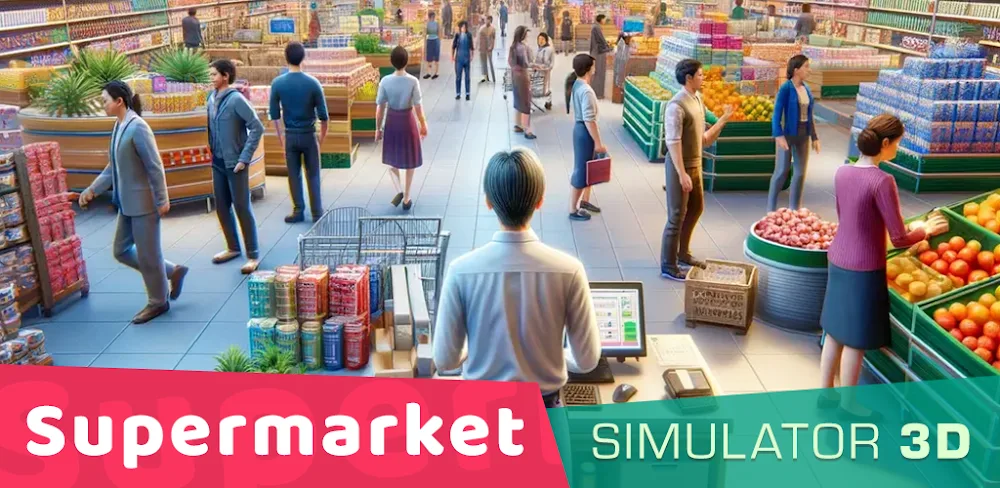 Supermarket Manager Simulator v1.2.7 MOD APK (Unlimited Money)
