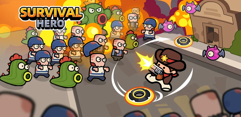 Survival Hero v1.0.63 MOD APK (Unlimited Gold, High Healh, Player Speed)