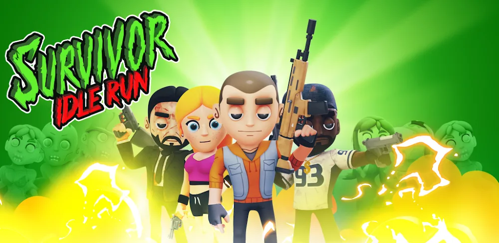 Survivor Idle Run: Z-RPG Game v1.3.10.540 MOD APK (God Mod, High Damage)