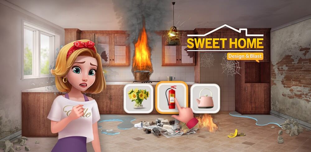 Sweet Home: Design Blast v25.1219.00 MOD APK (Free Shopping)