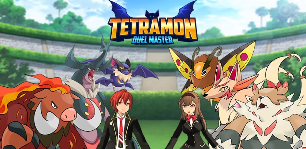 Tetramon Monster Battles TCG v1.32 MOD APK (One Hit, God Mode)