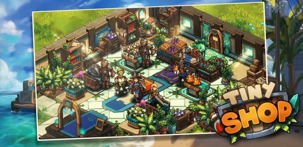 Tiny Shop v0.1.215 MOD APK (Menu, Free In-App Purchase)