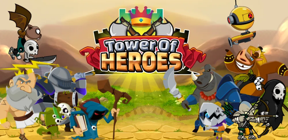 Tower Of Heroes: Epic Defense v21 MOD APK (Menu, Unlimited All)