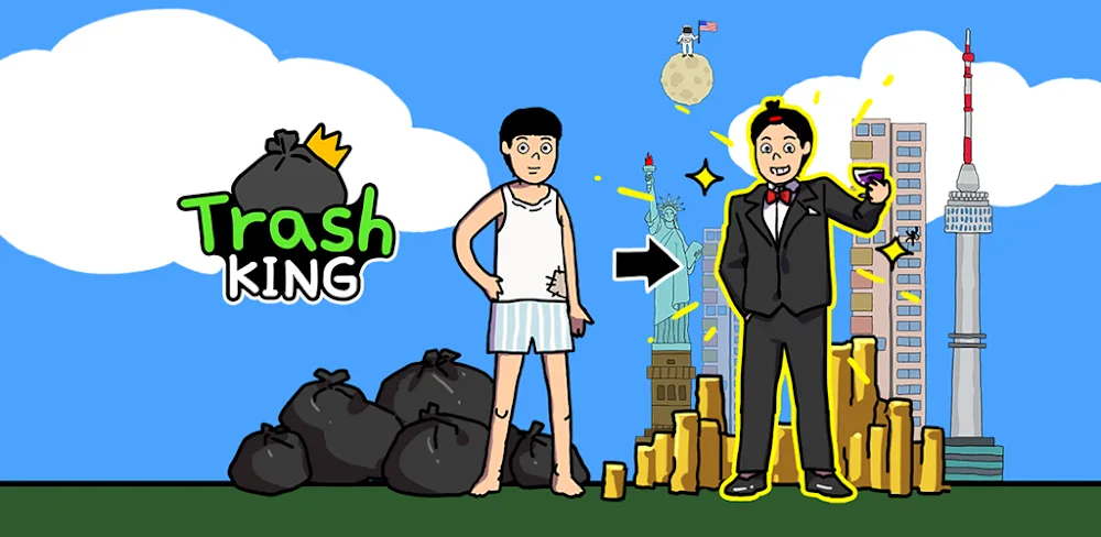 Trash King v1.0.31 MOD APK (Unlimited Money, Gems, No ADS)