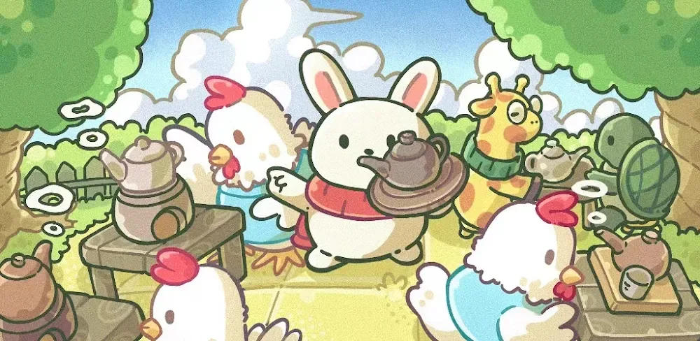 Tsuki Tea House Idle Journey v1.0.25 MOD APK (Carrot No Decrease, Gold Carrot Injection)