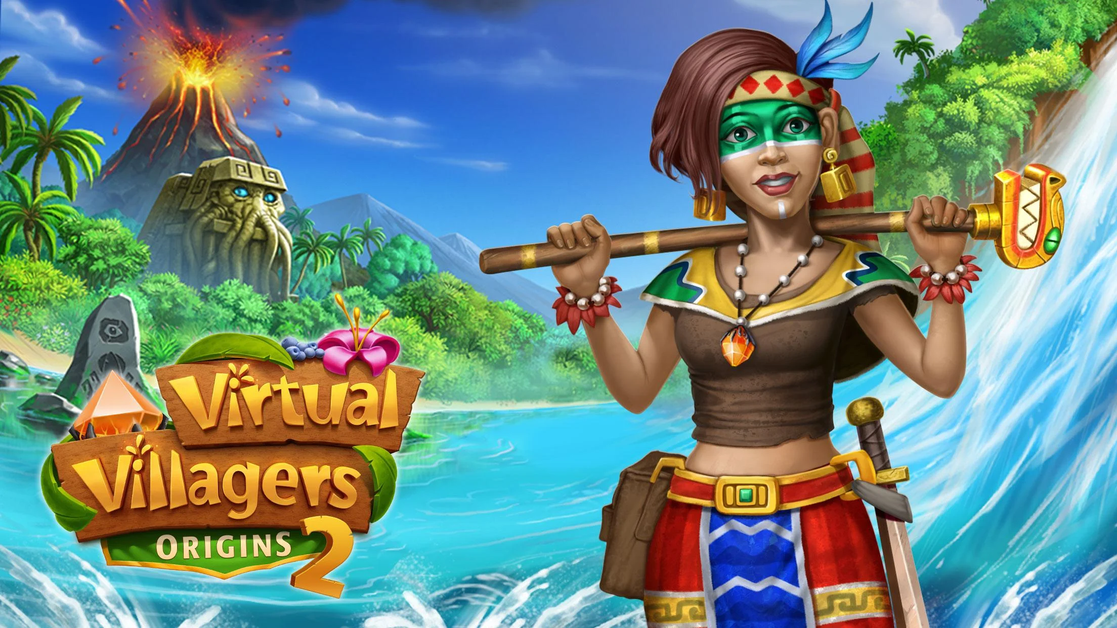 Virtual Villagers Origins 2 v3.1.44 MOD APK (Menu Mod, Money, Foods)