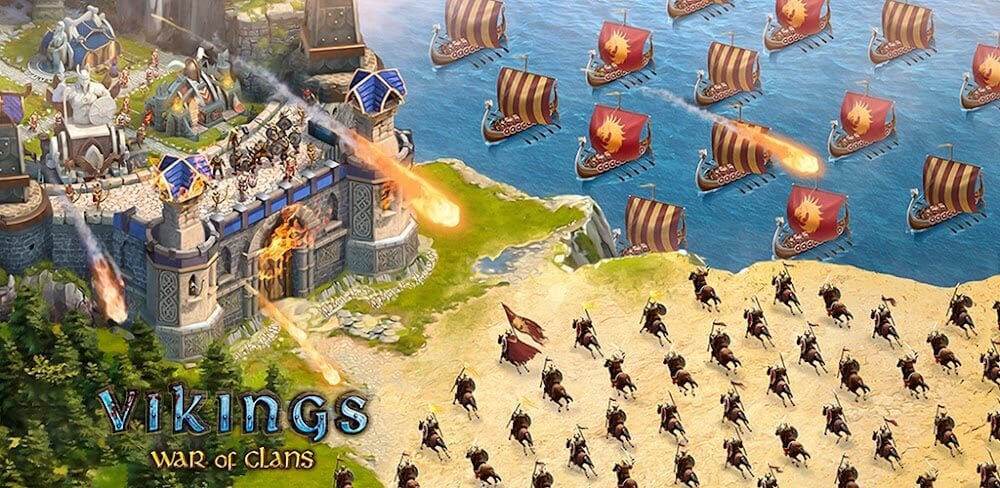 Vikings: War of Clans v6.9.2.1114 MOD APK (Speed Multiplier)