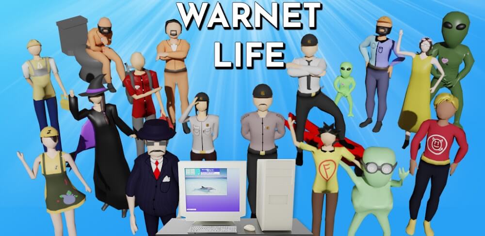 Warnet Life v3.4.20 MOD APK (Unlimited Gold, SP, LP, Keys)
