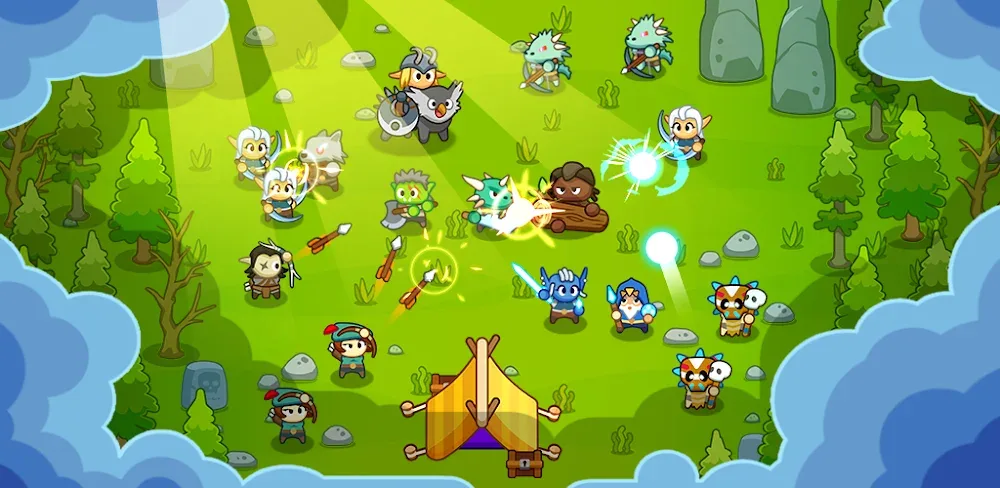 Warrior What?! v1.2.78 MOD APK (Menu, Unlimited Warriors, Infinite Mana, High Speed)