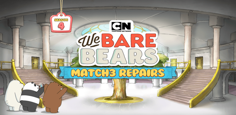 We Bare Bears Match3 Repairs v3.0.9 MOD APK (Unlimited Stars)