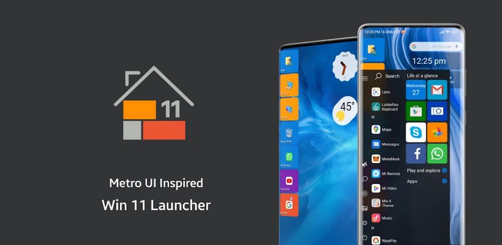 Win 11 Launcher v9.38 MOD APK (Pro Unlocked)