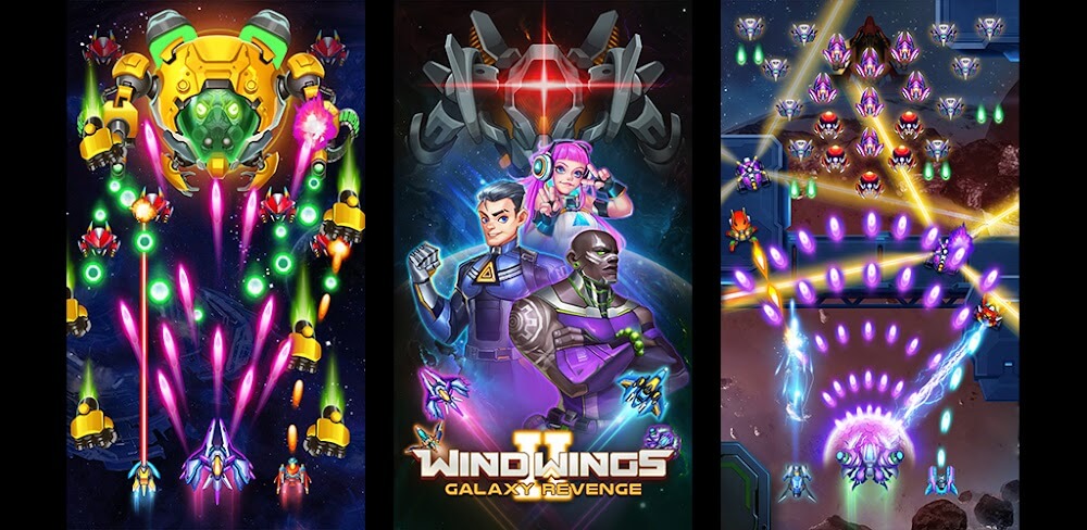 WindWings 2: Galaxy Revenge MOD APK v0.0.510 (Unlimited Money)