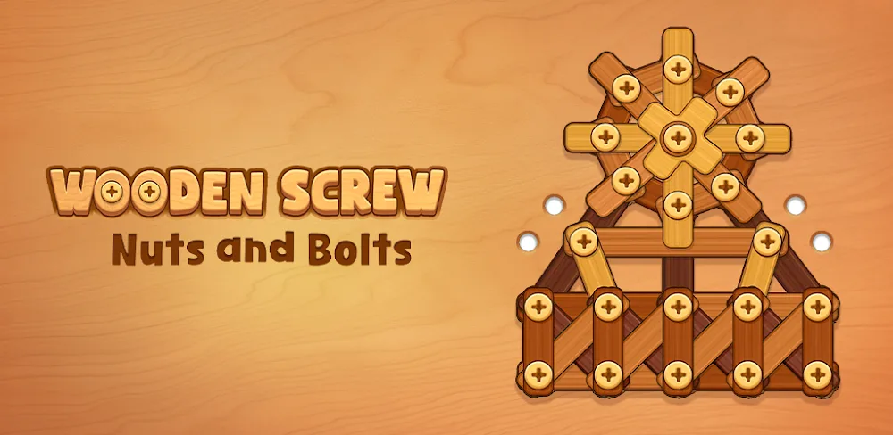 Wooden Screw: Nuts and Bolts v1.7.7 MOD APK (Unlimited Tickets, Gold, Remove Ads)