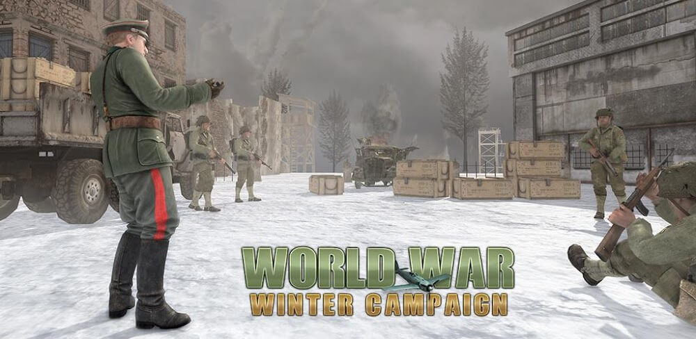 World War 2 Winter Heroes v1.4.3 MOD APK (Dumb Enemy, God Mode)