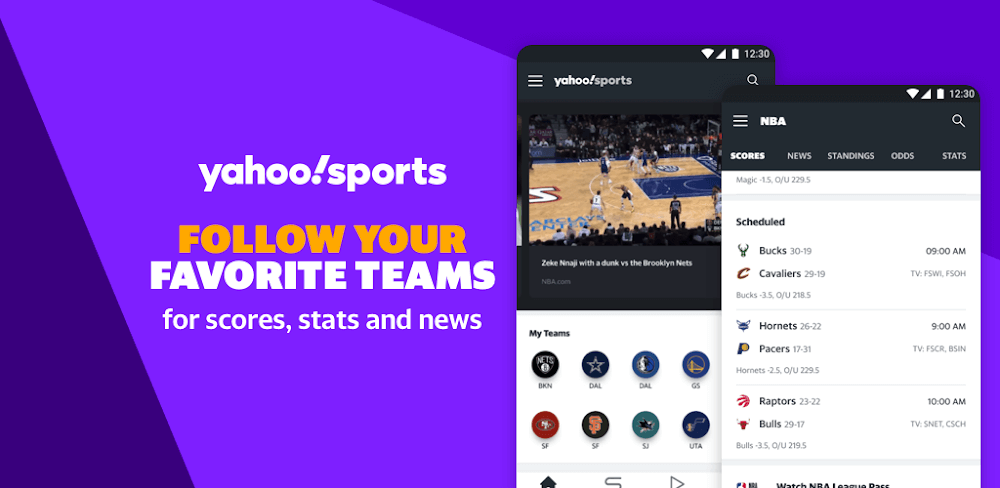 Yahoo Sports v12.6.1 MOD APK (Ad-Free)