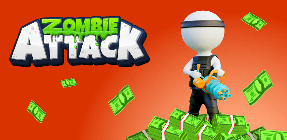 Zombie Attack v4.8 MOD APK (Unlimited Gems, Cash)