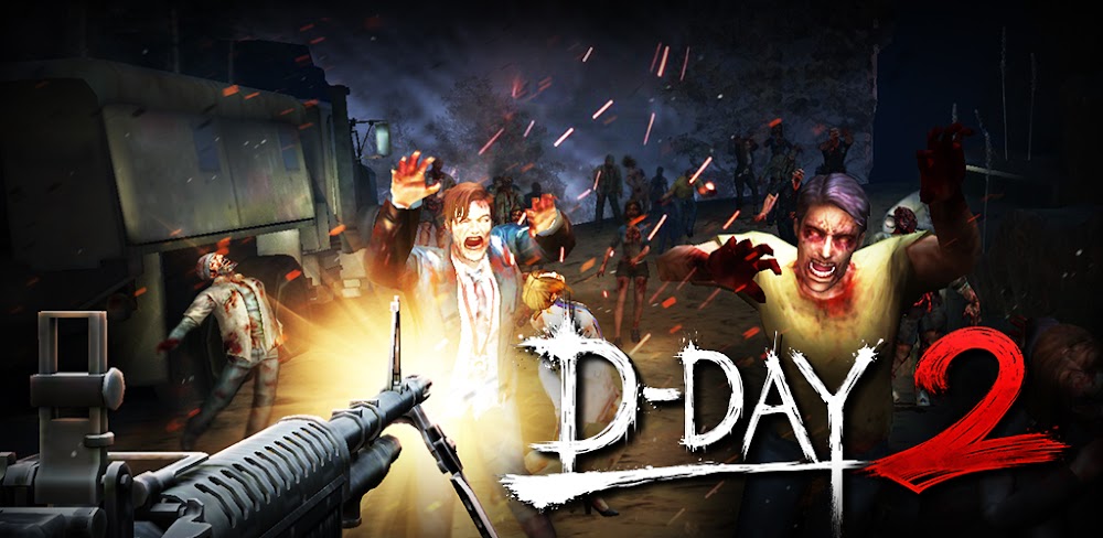 Zombie Shooting D-Day2 v1.1.9 MOD APK (Menu: Unlimited Gold, Unlimited Ammo)