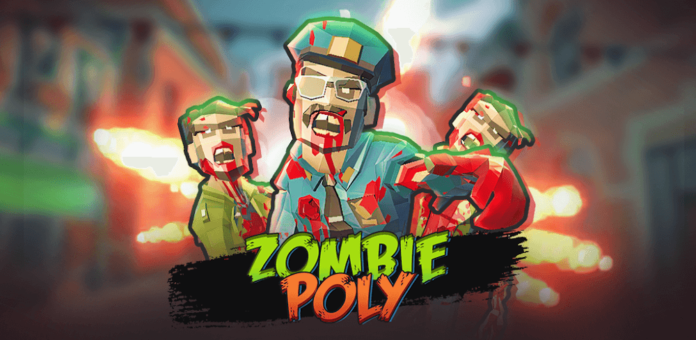 Zombie Poly MOD APK v1.3.3 (God Mod, Ammo, High Gold Drop)