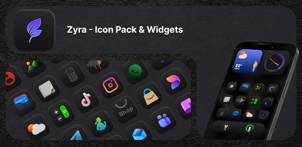 Zyra Icon Pack v1.5 APK (Full Version)
