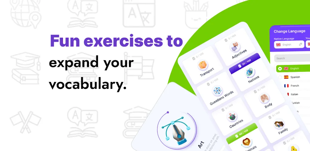 10 Minute Language v1.2.8 MOD APK (Premium Unlocked)