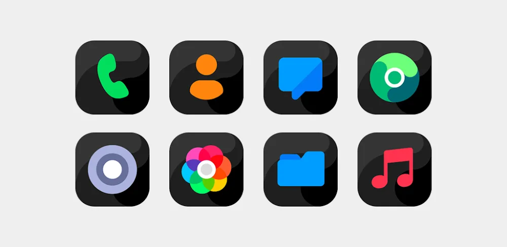 Bastis Black – Icon Pack v8.8 APK (Full Version)