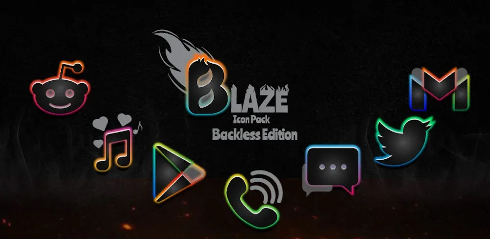 Blaze Backless Icon Pack v3.2.1 APK (Full Version)