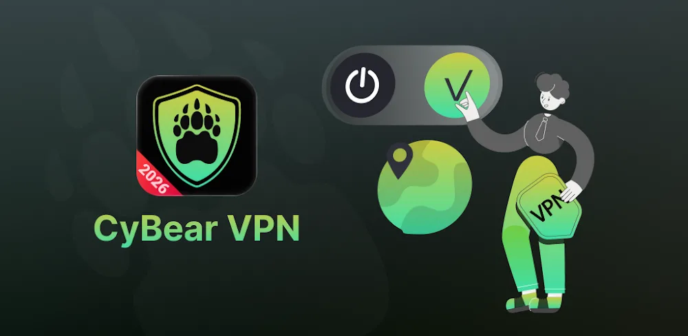 CyBear VPN v2.9.4 MOD APK (Premium Unlocked)