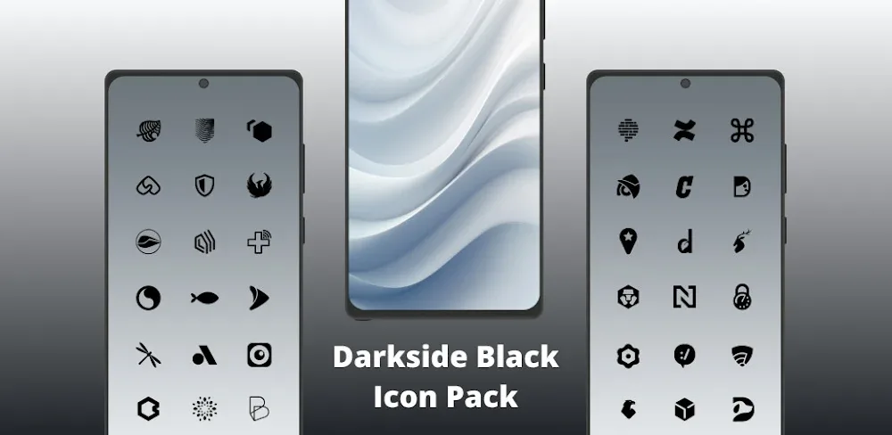 Dark Side Black Icon Pack v6.3 APK (Full Version)