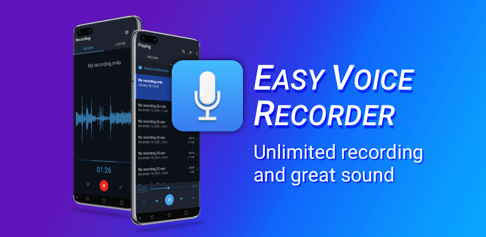 Easy Voice Recorder Pro v2.10.0 APK (Full Version)