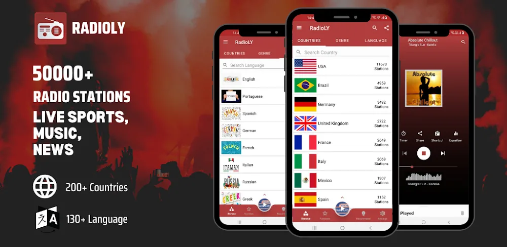 RadioLY v10.6.2 MOD APK (Premium Unlocked)