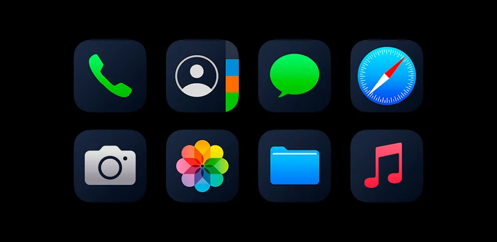 iPeach Black – Icon Pack v2.1.0 APK (Full Version)