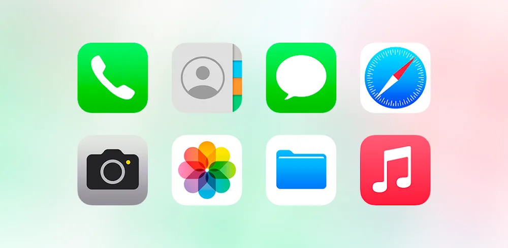 iPear iOS 17 – Icon Pack v1.7.9 APK (Full Version)