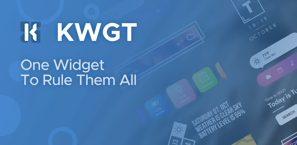 KWGT Kustom Widget Maker v3.82b603515 MOD APK (Pro Unlocked)