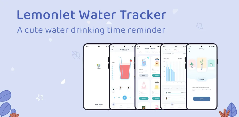Lemonlet Water Tracker v5.7.3 MOD APK (Premium Unlocked)