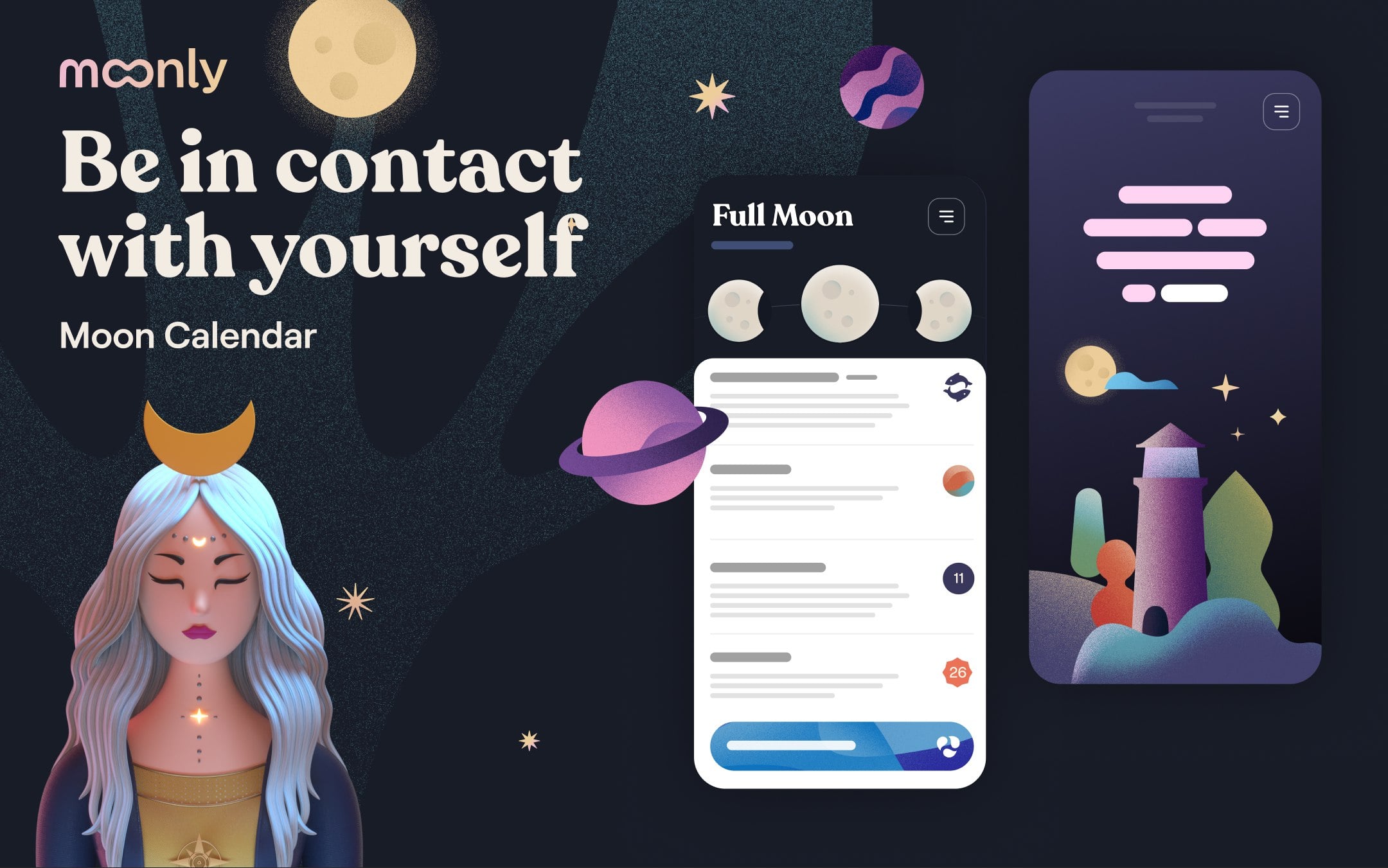 Moonly App v1.0.285 MOD APK (Premium Unlocked)