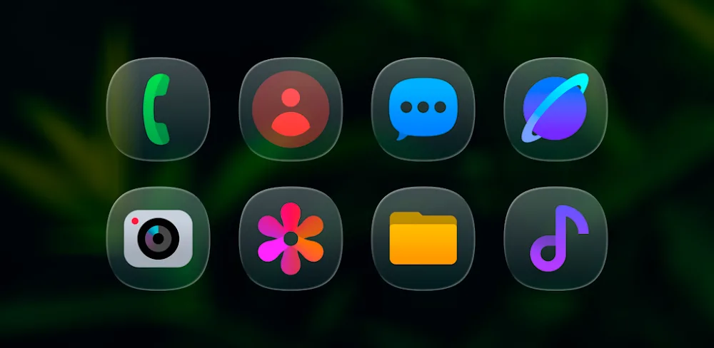 OneGlass 8 Color – Icon Pack v1.3.0 APK (Full Version)