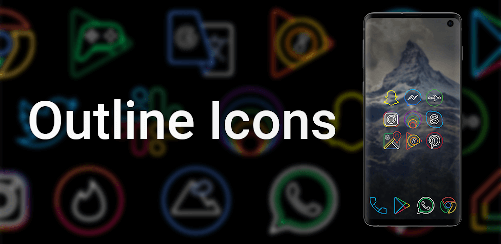 Outline Icons – Icon Pack v3.57 APK (Paid)