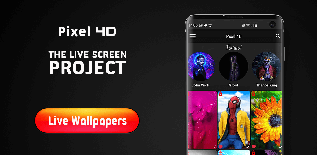 Pixel 4D Live Wallpapers v3.4.7 MOD APK (Premium Unlocked)