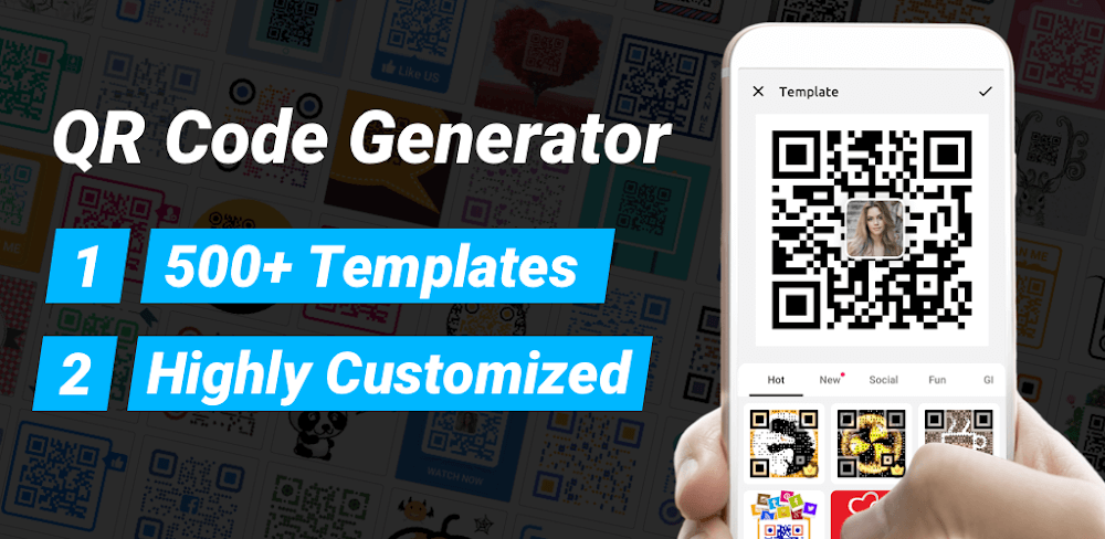 QR Code Generator v1.02.63.0211 MOD APK (VIP Unlocked)