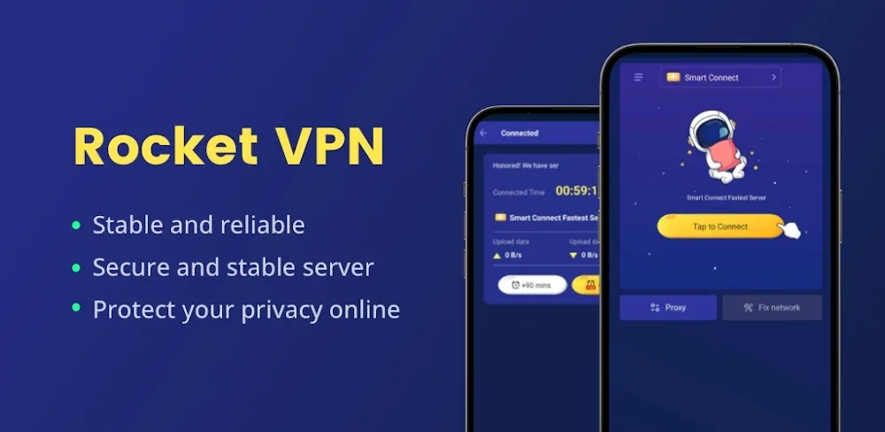 Rocket VPN v3.31.028 MOD APK (Premium Unlocked)