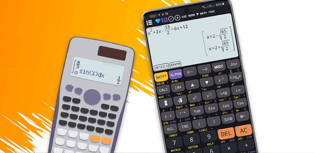 Scientific calculator plus 991 v7.4.7.69 MOD APK (Premium Unlocked)