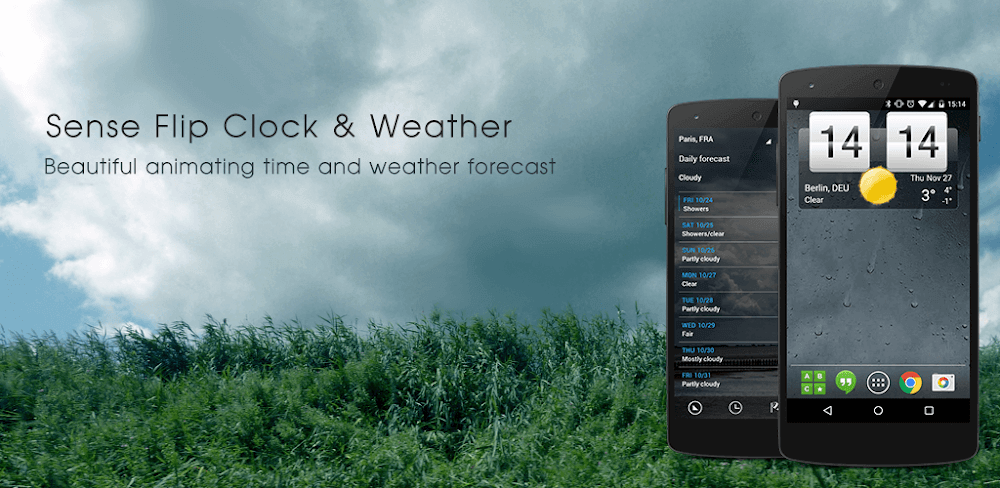 Sense Flip Clock & Weather v9.02.2 MOD APK (Premium Unlocked)