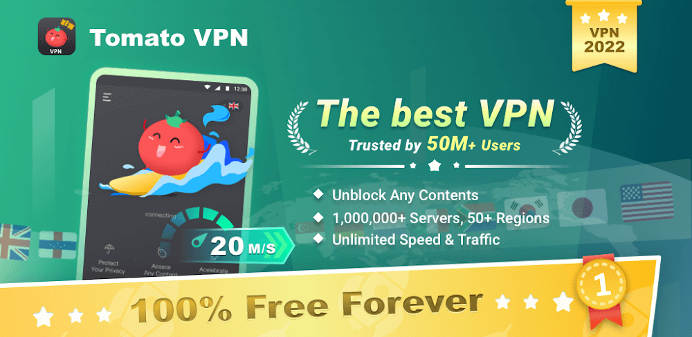 Tomato VPN v2.88.37 MOD APK (Pro Unlocked)